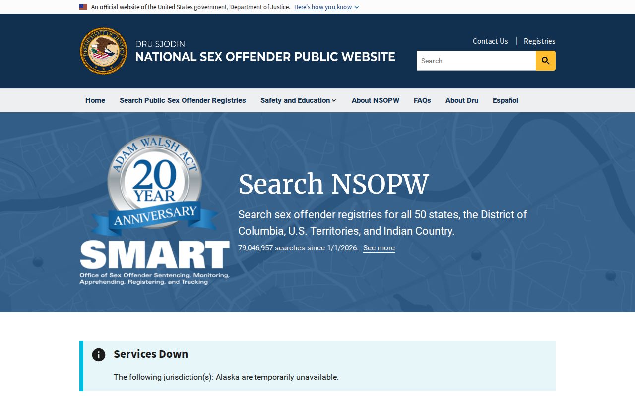 Chicot County sex offender registry search NSOPW